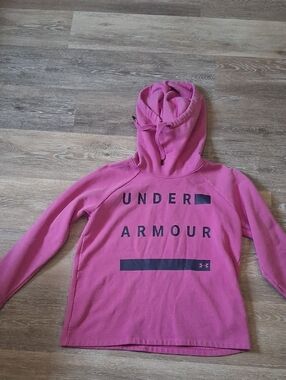 Under Armour Hot Pink Logo Hoodie
